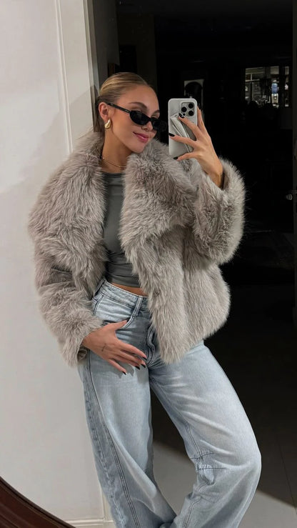 Faux Fur Coat